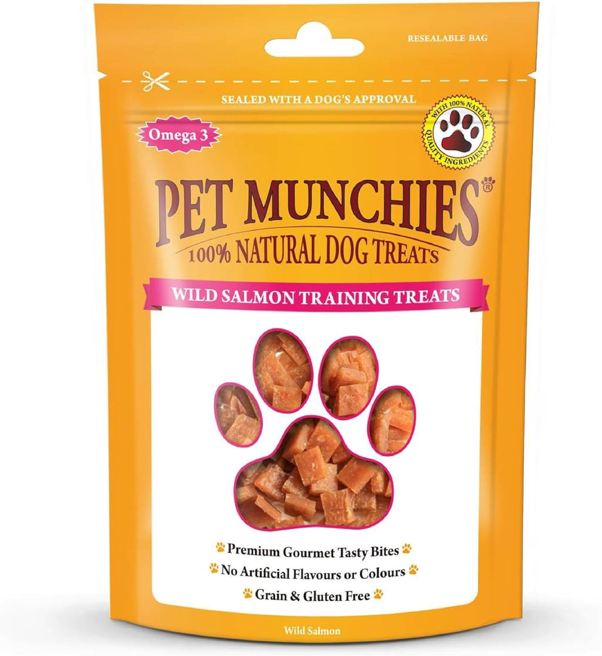Pet Munchies Wild Salmon Dog Training Treats 50g