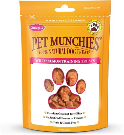 Pet Munchies Wild Salmon Dog Training Treats 50g