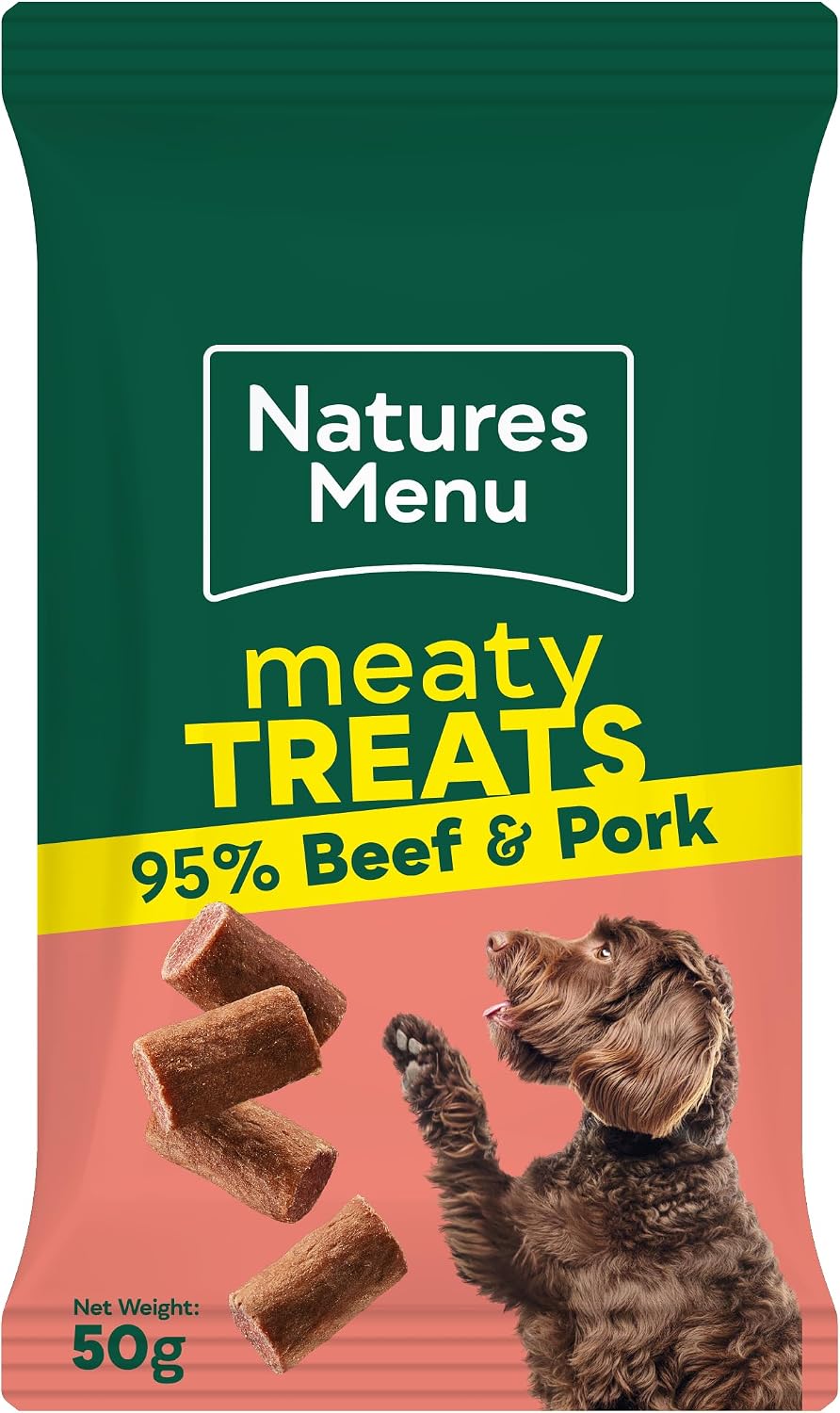 Natures Menu Dog Treat Beef & Pork 50g
