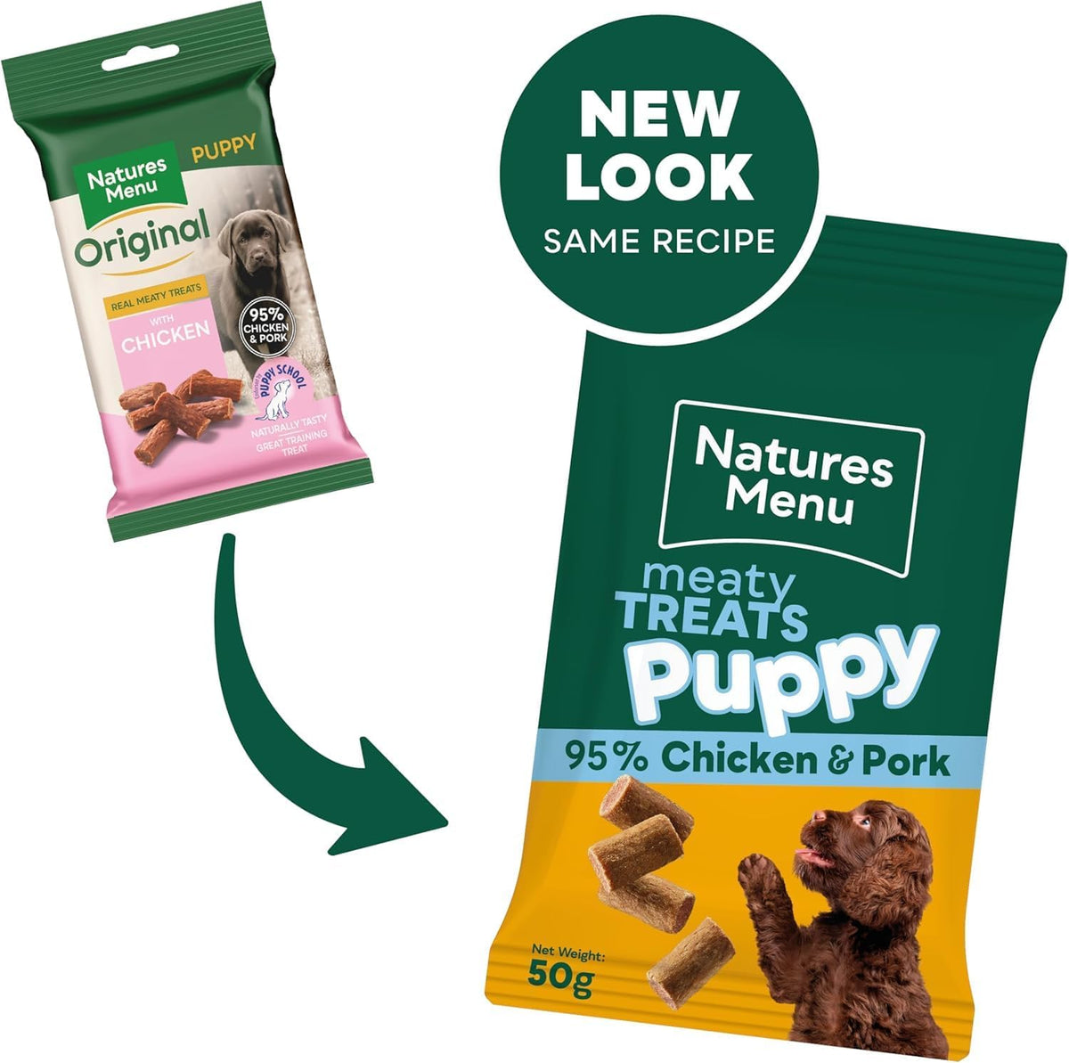 Natures Menu Dog Treat Puppy 50g