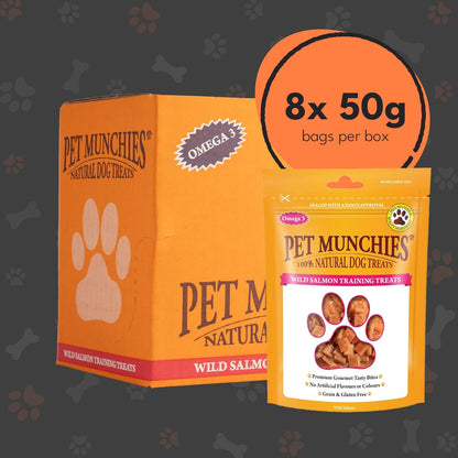 Pet Munchies Wild Salmon Dog Training Treats 50g