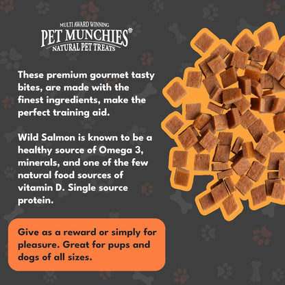 Pet Munchies Wild Salmon Dog Training Treats 50g